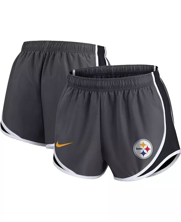 Женские темно-серые шорты размера плюс Pittsburgh Steelers Performance Tempo с логотипом Nike
Женские темно-серые шорты размера плюс Pittsburgh Steelers Performance Tempo с логотипом Nike