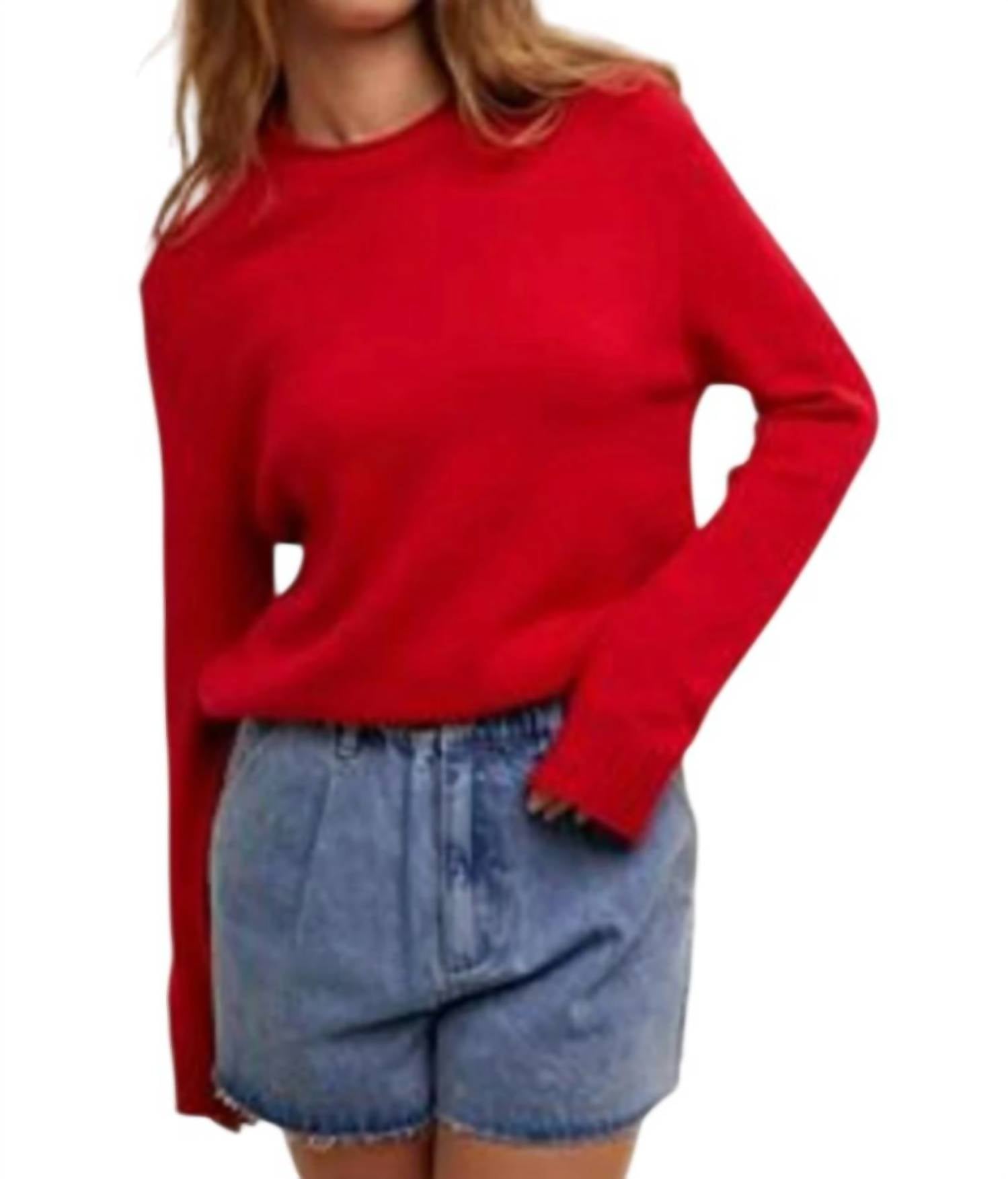 Вязаный свитер с ворсом в красном цвете WISHLIST
Вязаный свитер с ворсом в красном цвете WISHLIST