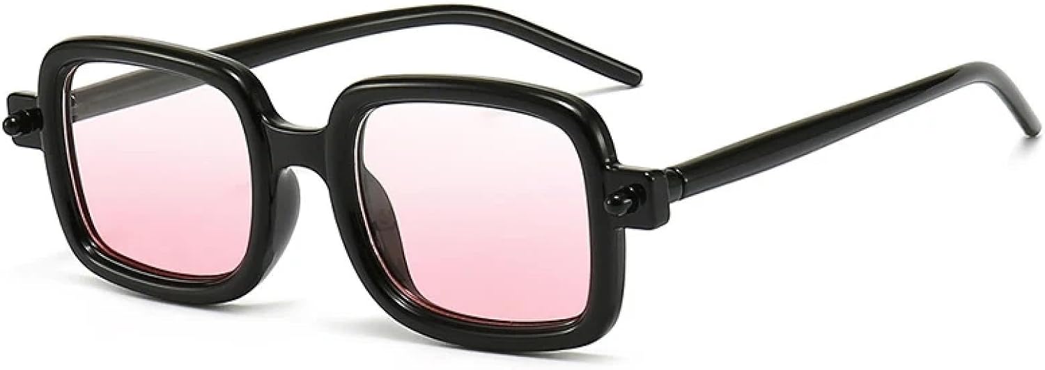 Модные панк-солнцезащитные очки для женщин, винтажные, роскошные солнцезащитные очки для мужчин и женщин, очки для активного отдыха и путешествий, защита от УФ-излучения UV400 HUABDVCT, Black Gradient Pink
Модные панк-солнцезащитные очки для женщин, винтажные, роскошные солнцезащитные очки для мужчин и женщин, очки для активного отдыха и путешествий, защита от УФ-излучения UV400 HUABDVCT, Black Gradient Pink