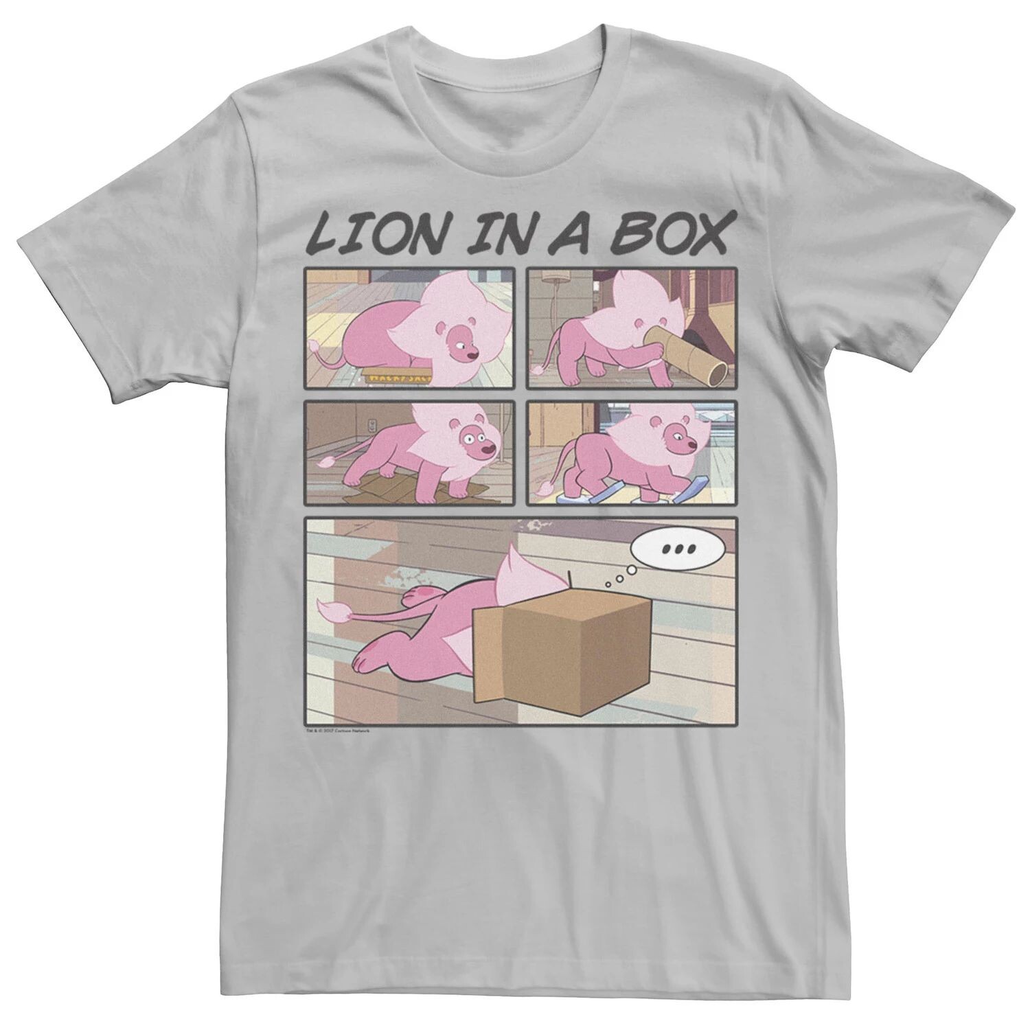 Мужская футболка Cartoon Network Steven Universe Lion In A Box с комиксами Licensed Character, серебристый, Серый, Мужская футболка Cartoon Network Steven Universe Lion In A Box с комиксами Licensed Character, серебристый
Мужская футболка Cartoon Network Steven Universe Lion In A Box с комиксами Licensed Character, серебристый, Серый, Мужская футболка Cartoon Network Steven Universe Lion In A Box с комиксами Licensed Character, серебристый