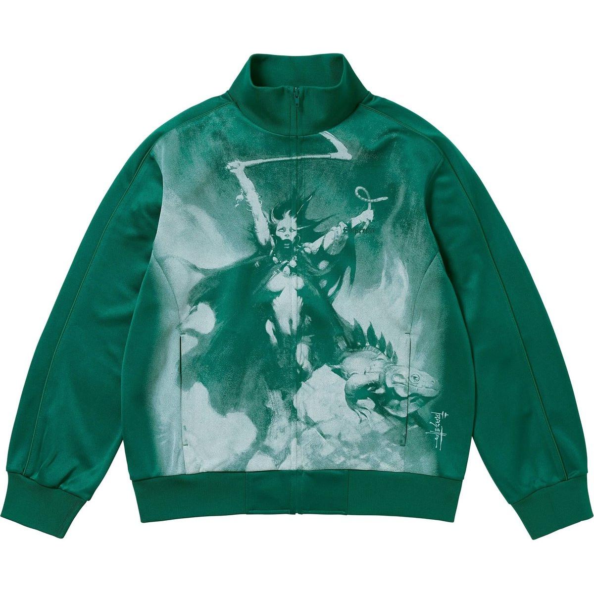 Supreme Футболка трековая Frazetta, Dark Green/Dark Green
Supreme Футболка трековая Frazetta, Dark Green/Dark Green