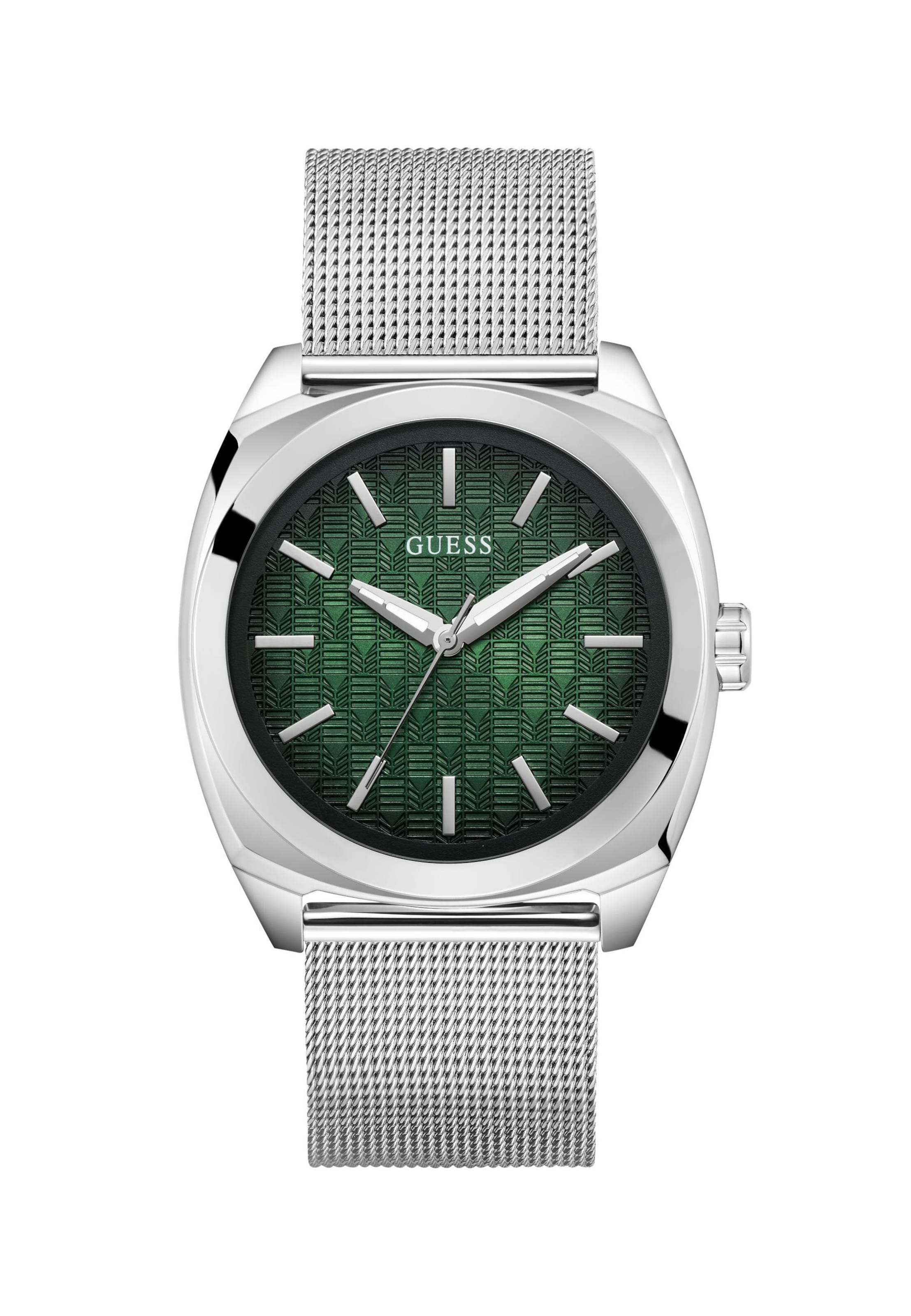GUESS Часы 'Marshall' аналоговые, серебристые
GUESS Часы 'Marshall' аналоговые, серебристые