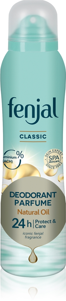 Классический спрей-дезодорант 24 часа. Fenjal, moterims 150 мл
Классический спрей-дезодорант 24 часа. Fenjal, moterims 150 мл
