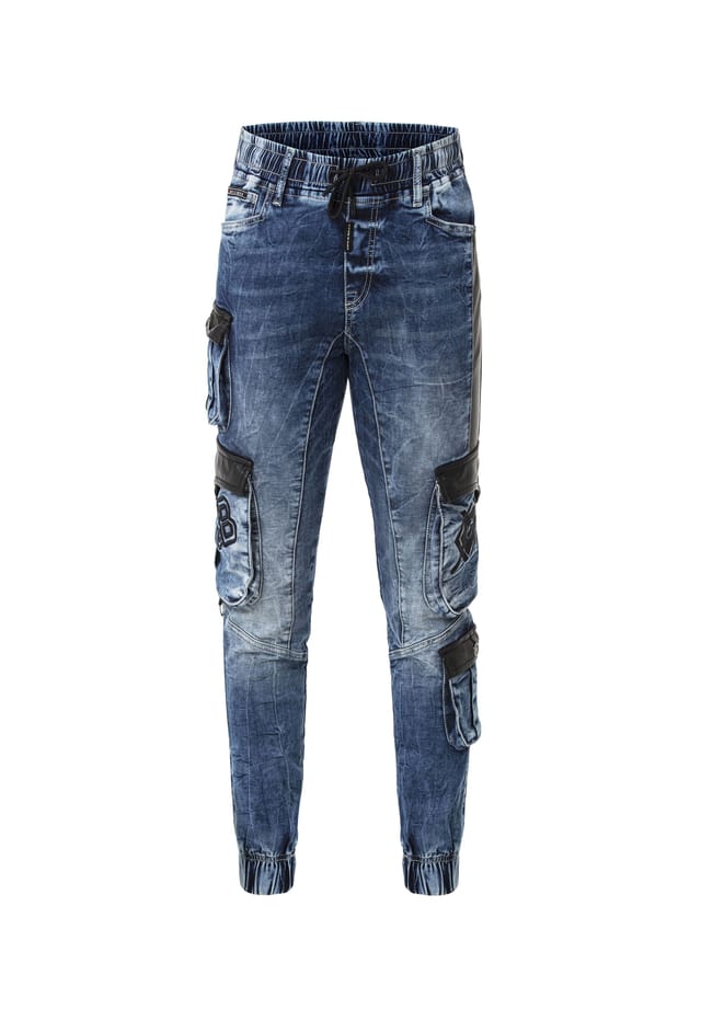 Джинсы дизайнерского покроя Cipo & Baxx, синий
Джинсы дизайнерского покроя Cipo & Baxx, синий