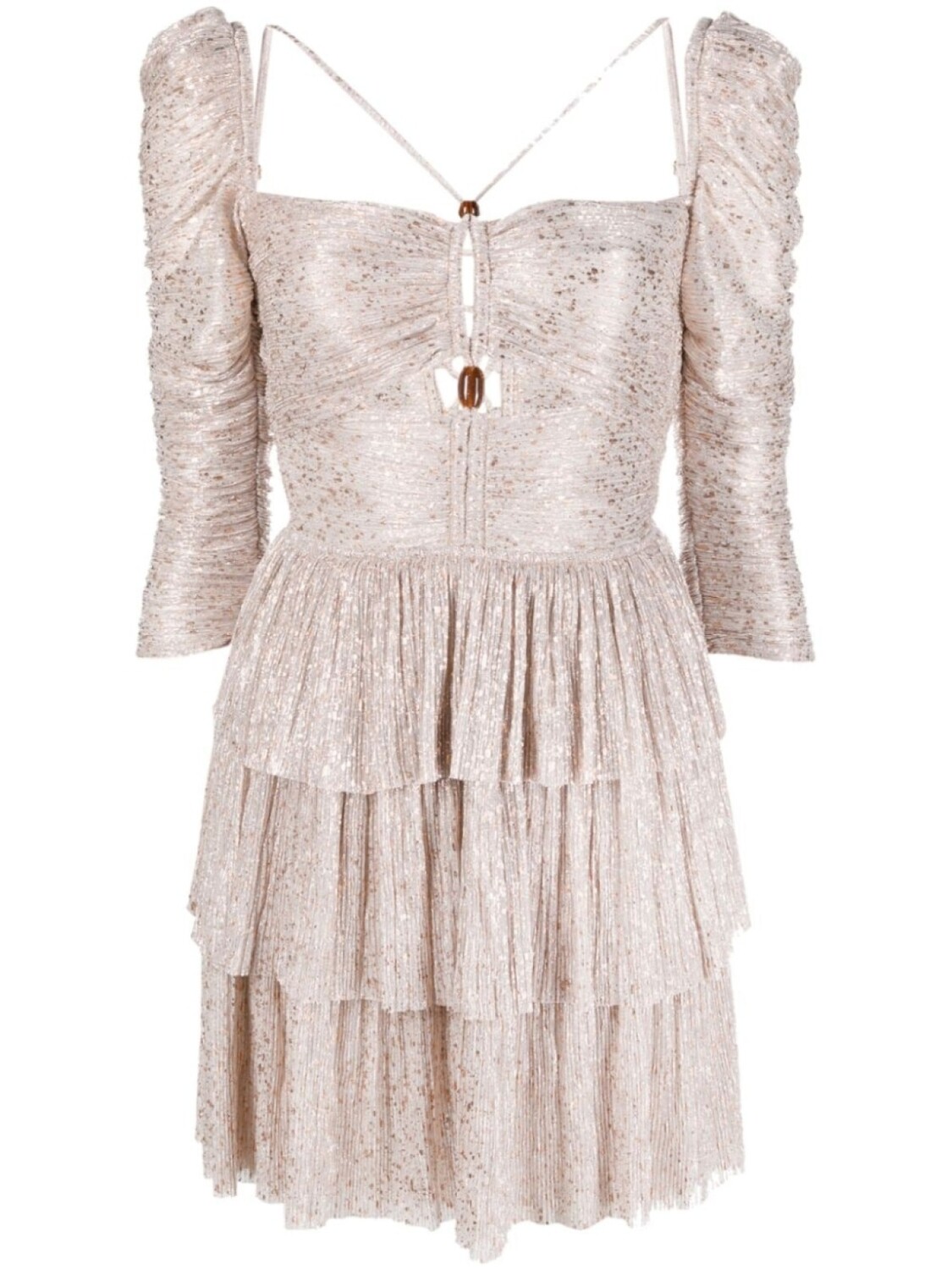 Sabina Musayev плиссированное платье мини, розовый
Sabina Musayev плиссированное платье мини, розовый