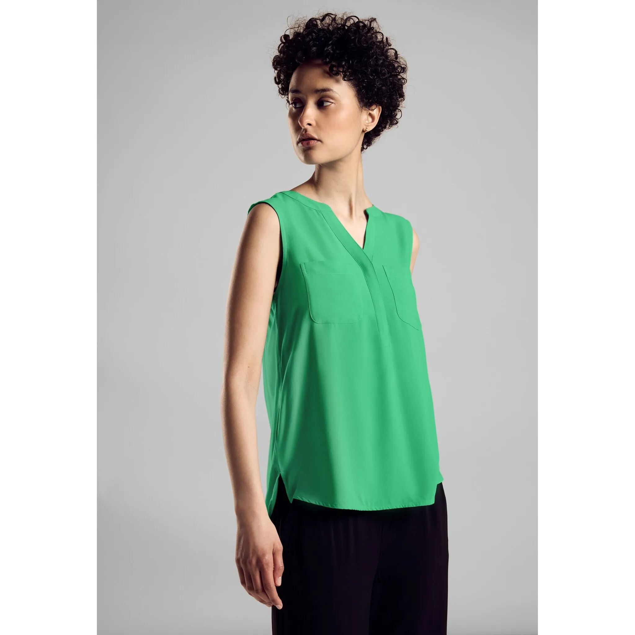 Блузка-топ STREET ONE из мягкой вискозы, зеленый
Блузка-топ STREET ONE из мягкой вискозы, зеленый