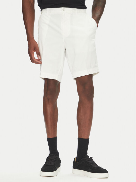 Шорты облегающего кроя из ткани H-Slice 50540743 Boss, белый
Шорты облегающего кроя из ткани H-Slice 50540743 Boss, белый