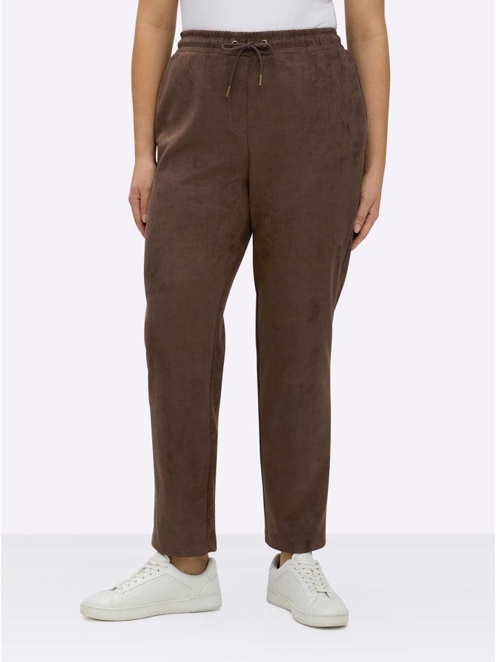 Брюки-накидки шоколадного цвета sheego
Брюки-накидки шоколадного цвета sheego