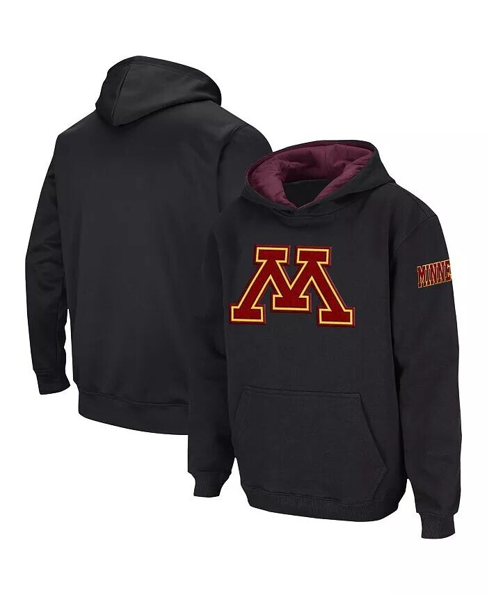 Черный пуловер с капюшоном и большим логотипом Big Boys Minnesota Golden Gophers Colosseum, черный
Черный пуловер с капюшоном и большим логотипом Big Boys Minnesota Golden Gophers Colosseum, черный