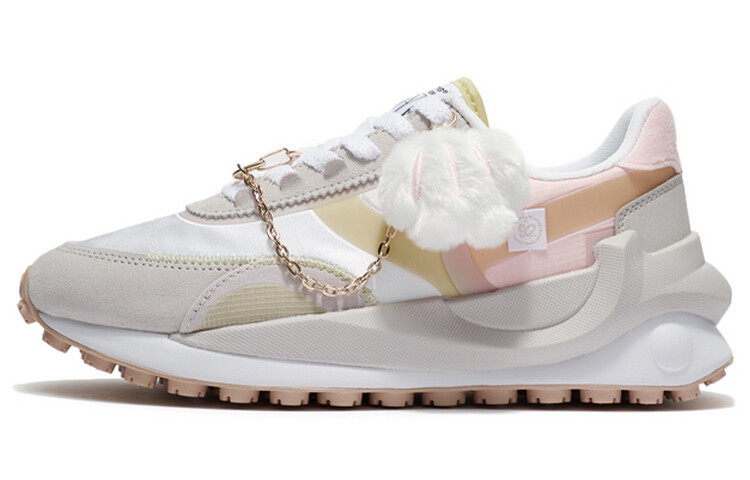 Кроссовки для бега женские квадратные с низким верхом, стандартные, белые/серые/солено-розовые Lining
Кроссовки для бега женские квадратные с низким верхом, стандартные, белые/серые/солено-розовые Lining