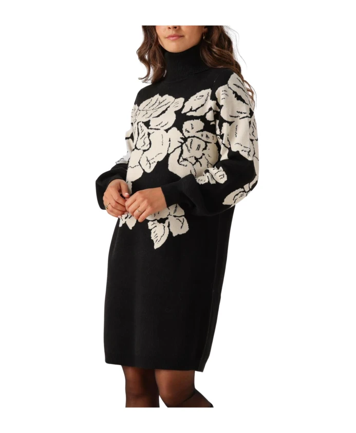 Черное вязаное платье-водолазка Object, черный
Черное вязаное платье-водолазка Object, черный