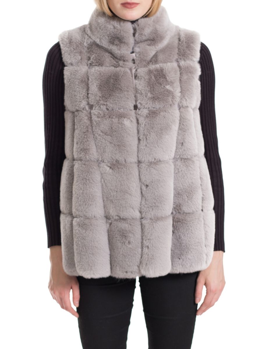 Большой жилет из искусственного меха BELLE FARE, серый
Большой жилет из искусственного меха BELLE FARE, серый