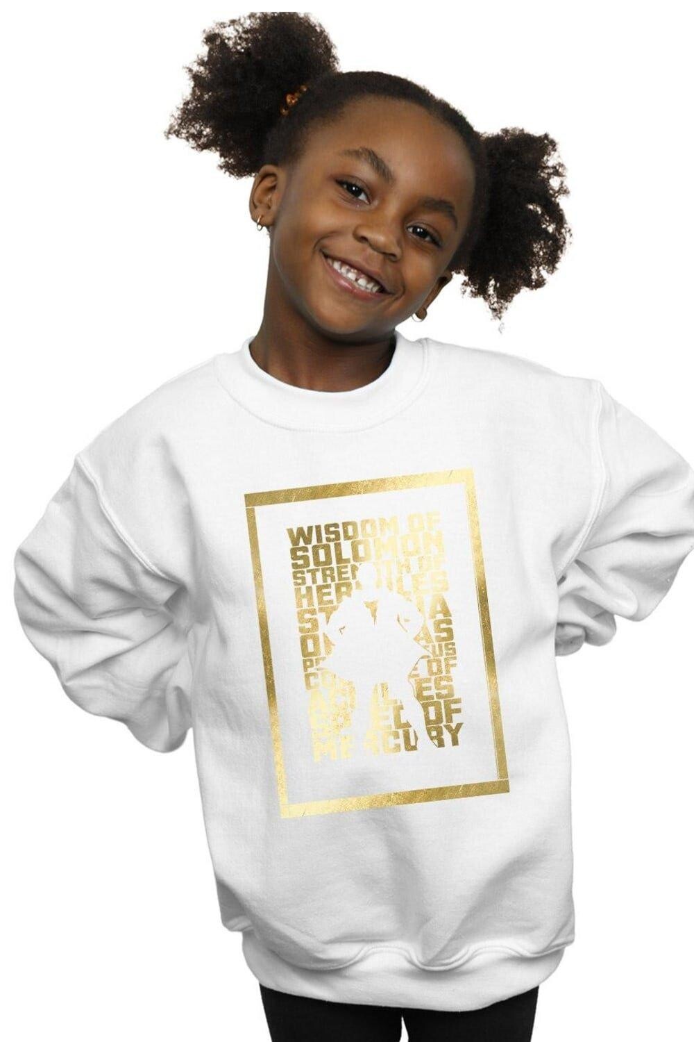 Толстовка с золотым текстом Shazam DC Comics, белый
Толстовка с золотым текстом Shazam DC Comics, белый