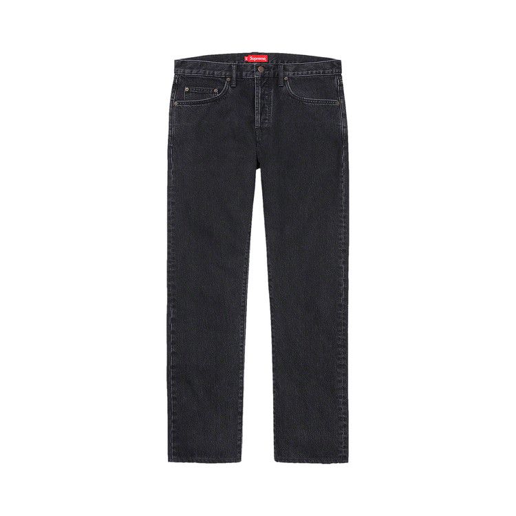 Джинсы Supreme Stone Washed Slim Jean 'Washed Black'
Джинсы Supreme Stone Washed Slim Jean 'Washed Black'