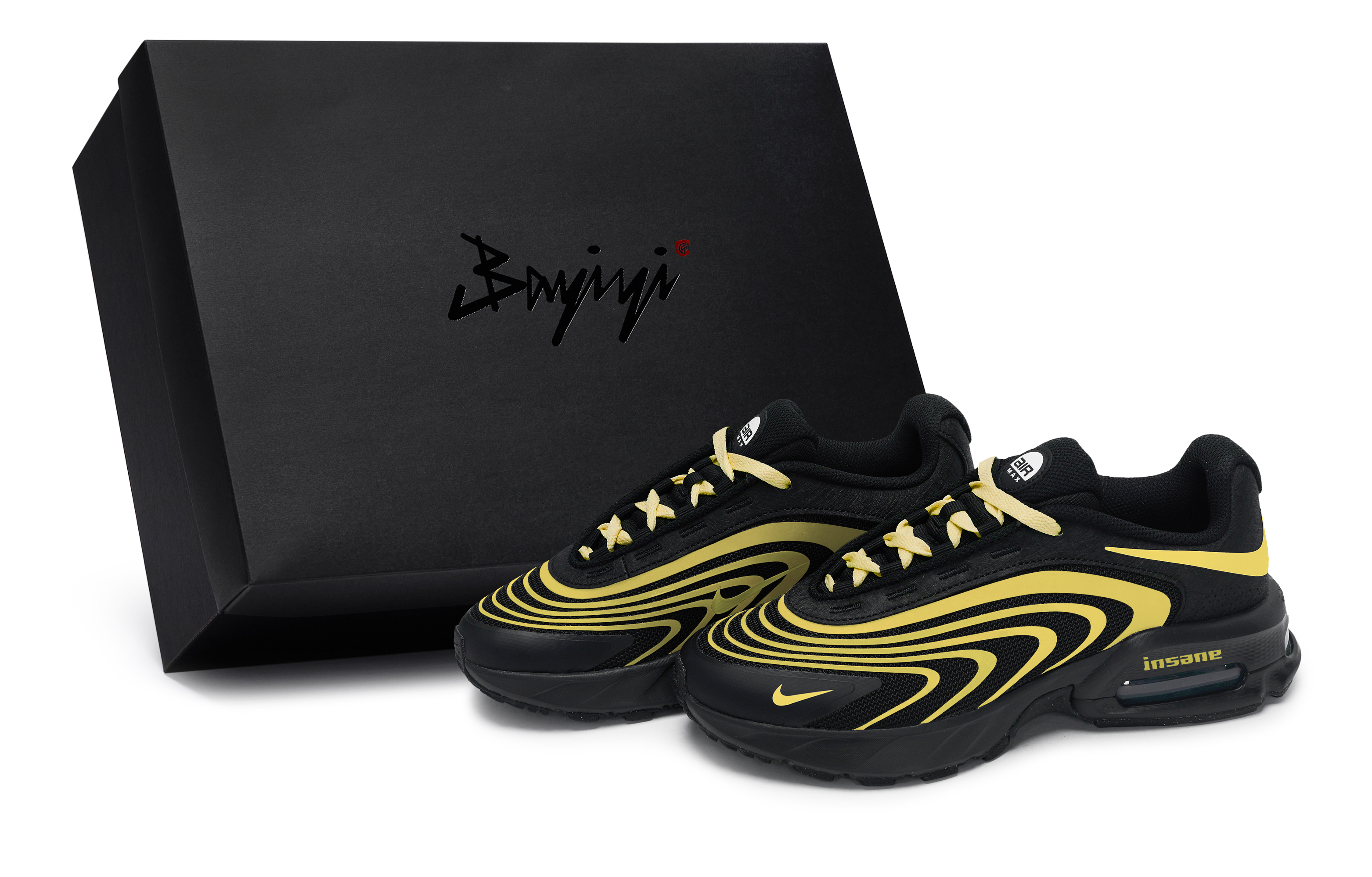 Мужские повседневные кроссовки Air Max Fire с низким верхом, черно-желтые Nike, Black Yellow 
Мужские повседневные кроссовки Air Max Fire с низким верхом, черно-желтые Nike, Black Yellow