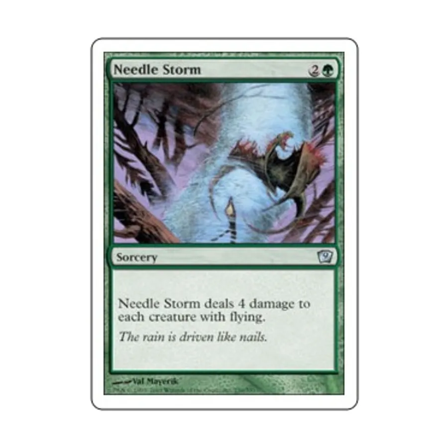 CCG Игольчатый шторм (U), MTG - 9th Edition
CCG Игольчатый шторм (U), MTG - 9th Edition