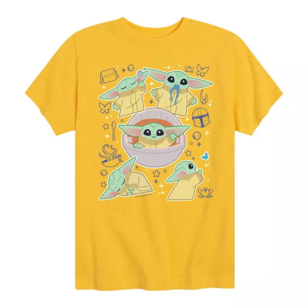 Футболка с наклейками «Мандалорец» для мальчиков 8–20 лет Star Wars, желтый
Футболка с наклейками «Мандалорец» для мальчиков 8–20 лет Star Wars, желтый