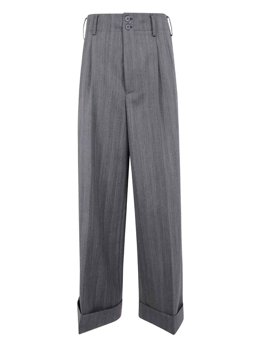 Брюки в тонкую полоску с манжетами Ibrigu, серый
Брюки в тонкую полоску с манжетами Ibrigu, серый