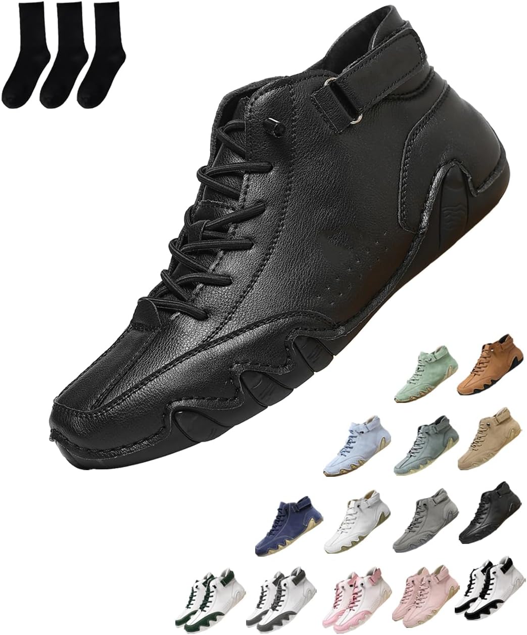 Удобная обувь для мужчин и женщин для улицы - ортопедические слипоны, модная повседневная обувь - ручная работа, замшевые, дышащие, нескользящие кроссовки для повседневной носки на улице Generic, черный
Удобная обувь для мужчин и женщин для улицы - ортопедические слипоны, модная повседневная обувь - ручная работа, замшевые, дышащие, нескользящие кроссовки для повседневной носки на улице Generic, черный