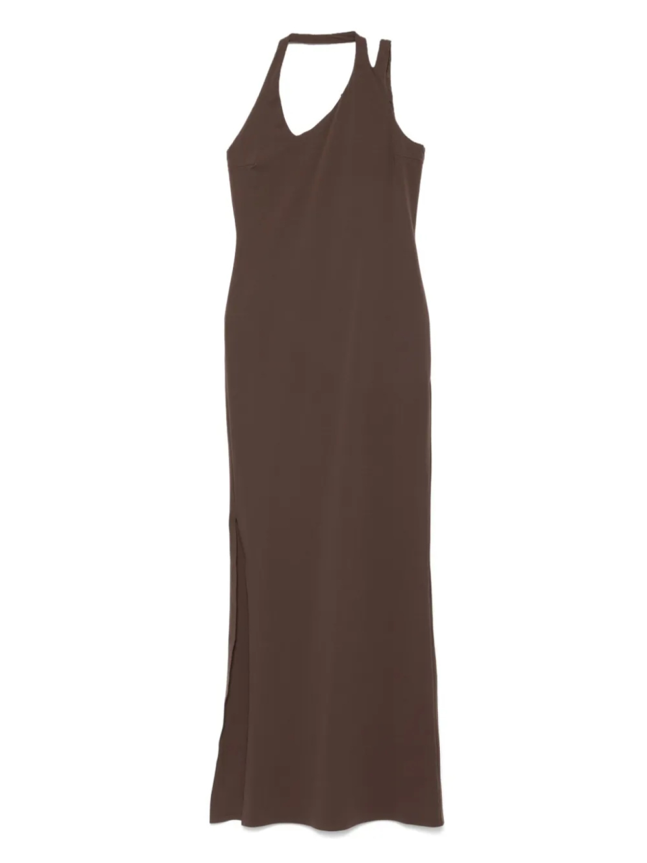 Платье макси с вырезом халтерне Patrizia Pepe, коричневый
Платье макси с вырезом халтерне Patrizia Pepe, коричневый