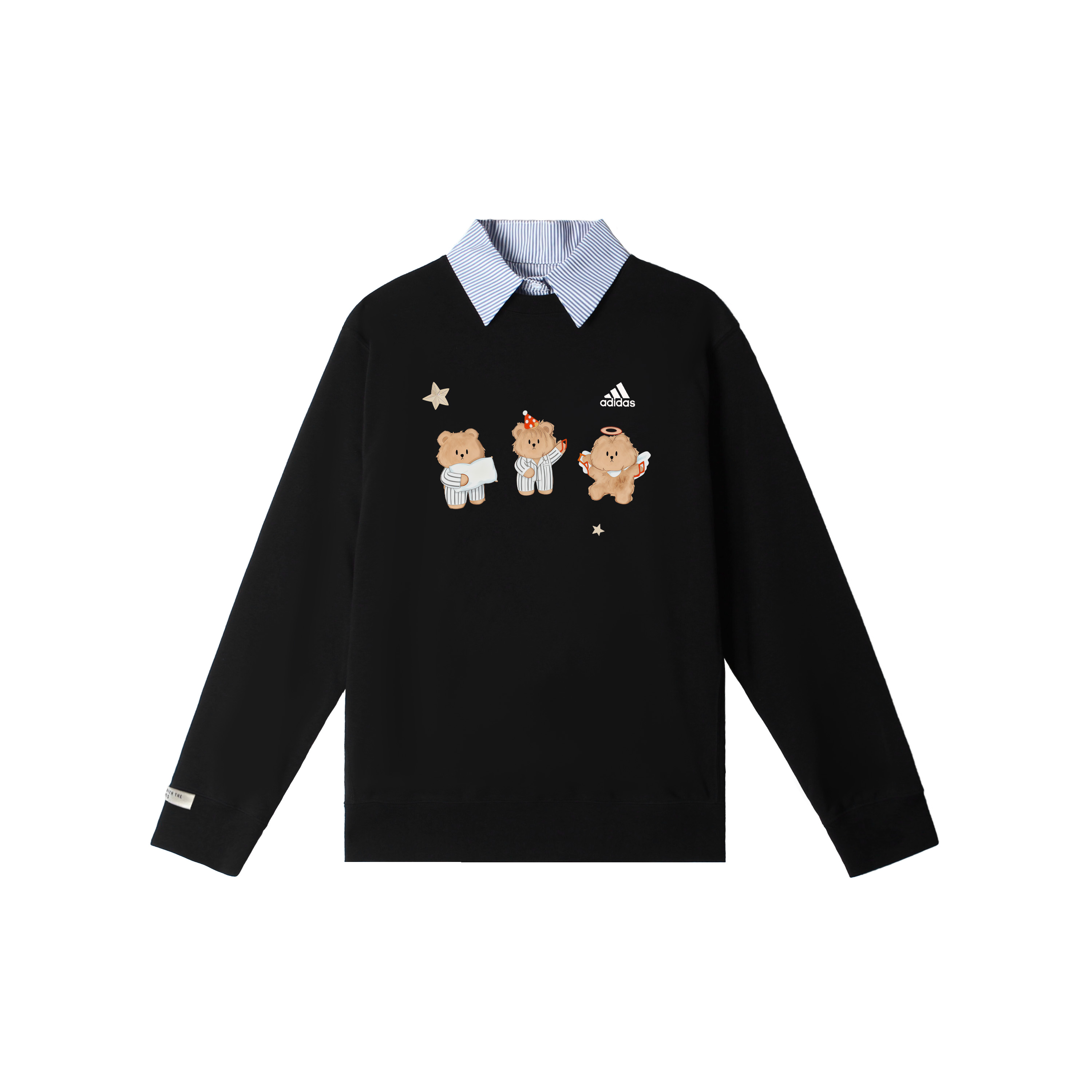 Adidas Толстовки LABEL унисекс, черные с отворотом, утолщенные
Adidas Толстовки LABEL унисекс, черные с отворотом, утолщенные