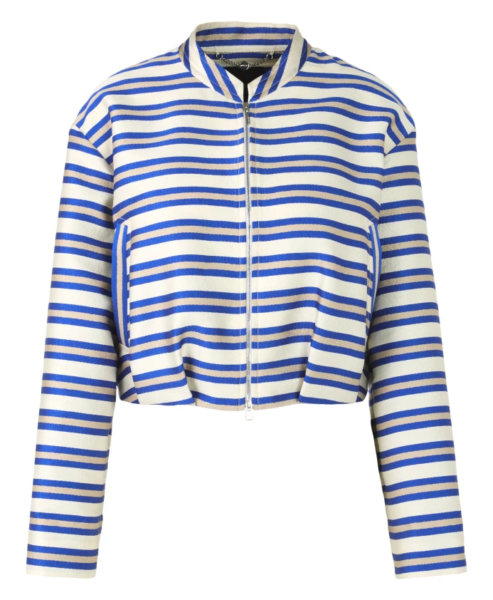 Полосатая куртка Marc Cain, синий
Полосатая куртка Marc Cain, синий