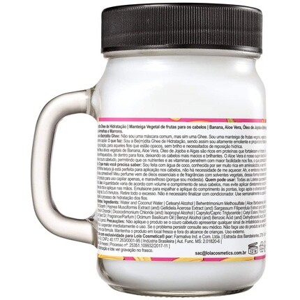 Lola Cosmetics Bemdita Ghee Hidratao Banana E Aloe Vera 350 г/12,3 жидких унций, Lola Cosméticos
Lola Cosmetics Bemdita Ghee Hidratao Banana E Aloe Vera 350 г/12,3 жидких унций, Lola Cosméticos