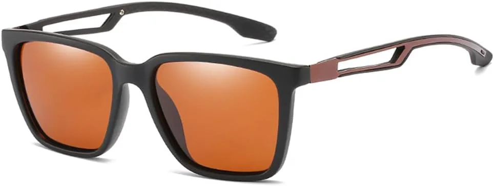 Поляризованные солнцезащитные очки для мужчин, очки для вождения, ретро-очки для активного отдыха, защита от бликов UV400, солнцезащитные очки KTUCN, 01 Black
Поляризованные солнцезащитные очки для мужчин, очки для вождения, ретро-очки для активного отдыха, защита от бликов UV400, солнцезащитные очки KTUCN, 01 Black