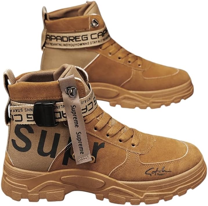 Комфортные и дышащие высокие ботинки из ПУ-кожи для активного отдыха мужчин Azttoztto, Camel
Комфортные и дышащие высокие ботинки из ПУ-кожи для активного отдыха мужчин Azttoztto, Camel