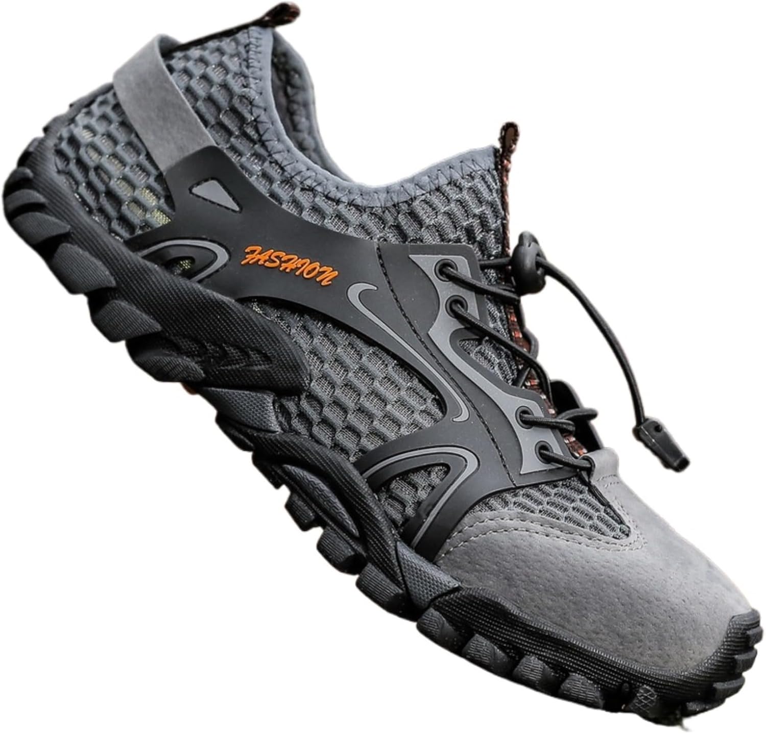 Мужские низкие туристические кроссовки с высокой и толстой подошвой, дышащие сетчатые кроссовки для трейл-раннинга, с противоскользящей резиновой подошвой для походов на открытом воздухе и прогулок по воде Azttoztto, серый
Мужские низкие туристические кроссовки с высокой и толстой подошвой, дышащие сетчатые кроссовки для трейл-раннинга, с противоскользящей резиновой подошвой для походов на открытом воздухе и прогулок по воде Azttoztto, серый