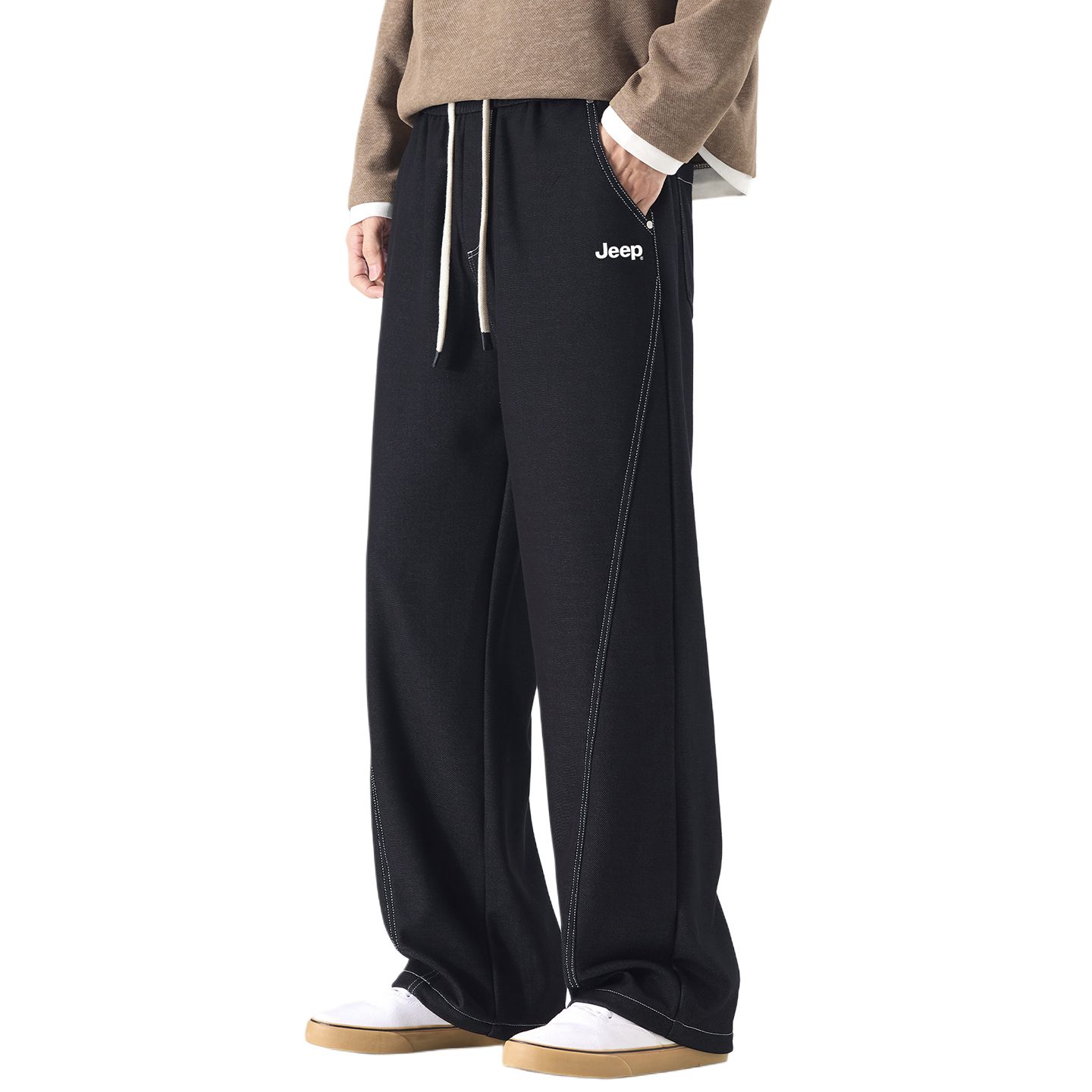 Повседневные брюки Unisex Moderate Straight Fit Jeep, черный
Повседневные брюки Unisex Moderate Straight Fit Jeep, черный