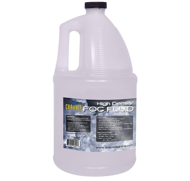 Дымогенератор Chauvet HDF High Density Water-Based Fog Fluid (1 Gallon)
Дымогенератор Chauvet HDF High Density Water-Based Fog Fluid (1 Gallon)