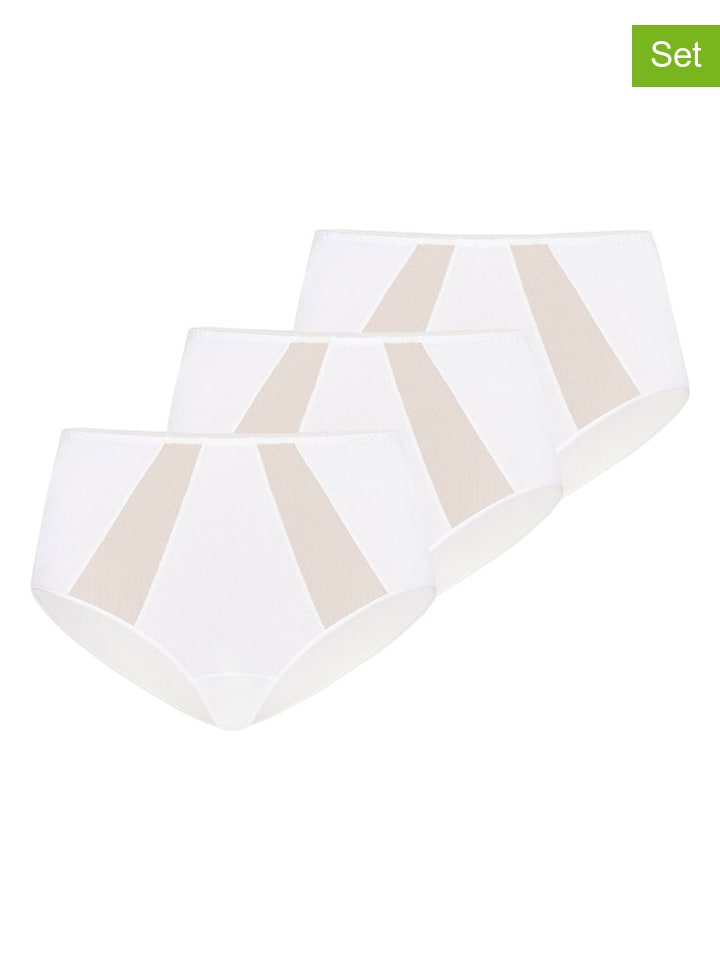 Teyli Комплект из 3 штук: белые трусы с высокой талией
Teyli Комплект из 3 штук: белые трусы с высокой талией