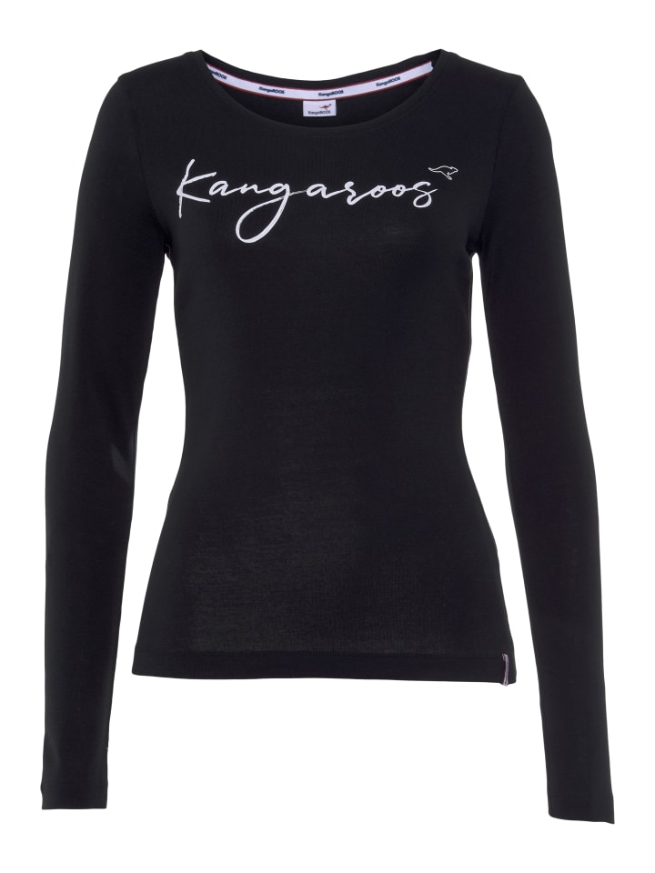 Рубашка с длинным рукавом Kangaroos, черный
Рубашка с длинным рукавом Kangaroos, черный