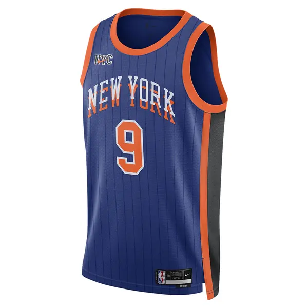 Майка Nike Dri-FIT NBA Swingman Jersey 2023/24 City Edition 'New York Knicks RJ Barrett', синий
Майка Nike Dri-FIT NBA Swingman Jersey 2023/24 City Edition 'New York Knicks RJ Barrett', синий