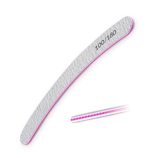 Пилочка для ногтей Zebra Banana 100/180 Двусторонняя Deni Carte 
Пилочка для ногтей Zebra Banana 100/180 Двусторонняя Deni Carte