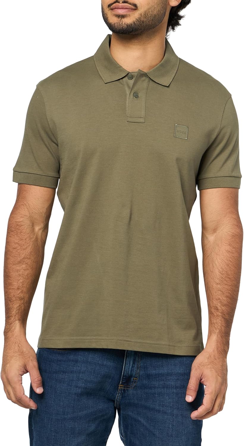 BOSS Мужская поло с квадратным логотипом, приталенная, пике, Kalamata Green, Зеленый, BOSS Мужская поло с квадратным логотипом, приталенная, пике, Kalamata Green
BOSS Мужская поло с квадратным логотипом, приталенная, пике, Kalamata Green, Зеленый, BOSS Мужская поло с квадратным логотипом, приталенная, пике, Kalamata Green