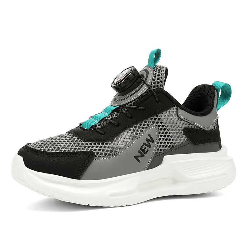 Износостойкие, легкие, амортизирующие, дышащие, детские кроссовки для повседневной носки FIRS Kids, серый/зеленый 
Износостойкие, легкие, амортизирующие, дышащие, детские кроссовки для повседневной носки FIRS Kids, серый/зеленый