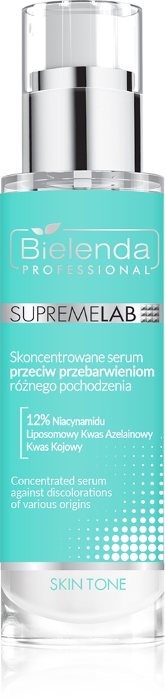 Депигментирующая сыворотка Supremelab для ровного тона кожи Bielenda Professional, 30 мл
Депигментирующая сыворотка Supremelab для ровного тона кожи Bielenda Professional, 30 мл