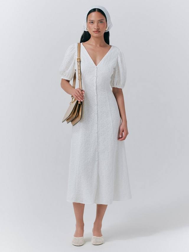 Платье Selina с застежкой на пуговицы Ghost, White
Платье Selina с застежкой на пуговицы Ghost, White