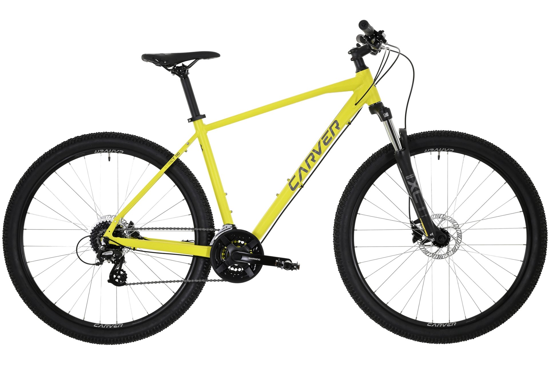 Горный велосипед Carver Strict 110 - 27,5 дюймов - Diamant - 2024, цвет Gelb|greenish yellow/black
Горный велосипед Carver Strict 110 - 27,5 дюймов - Diamant - 2024, цвет Gelb|greenish yellow/black