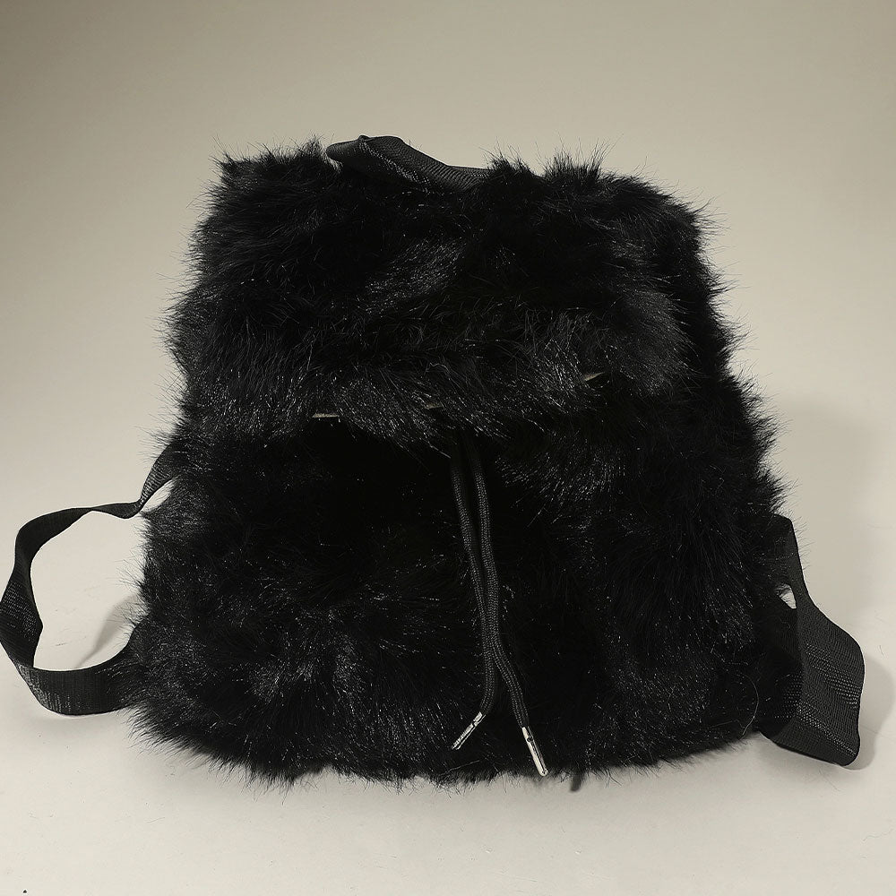 Искусственный мех Уютный рюкзак FASHNZFAB, черный
Искусственный мех Уютный рюкзак FASHNZFAB, черный