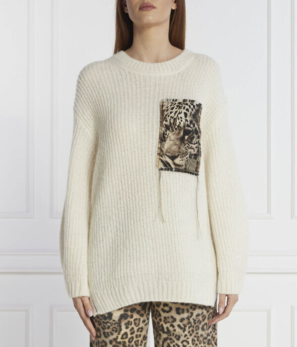 Свитер Marc Cain с леопардом, бежевый
Свитер Marc Cain с леопардом, бежевый