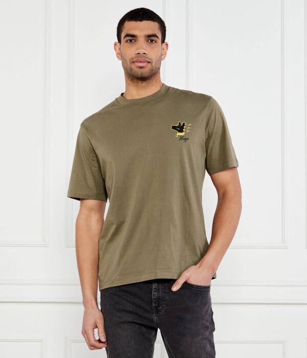 Футболка нагулоп Relaxed fit Hugo Blue, зеленый
Футболка нагулоп Relaxed fit Hugo Blue, зеленый