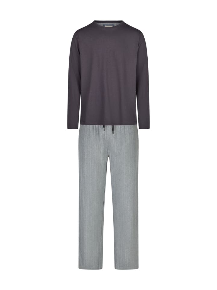 Phil & Co. Berlin Пижамная фланелевая рубашка серо-черного цвета
Phil & Co. Berlin Пижамная фланелевая рубашка серо-черного цвета