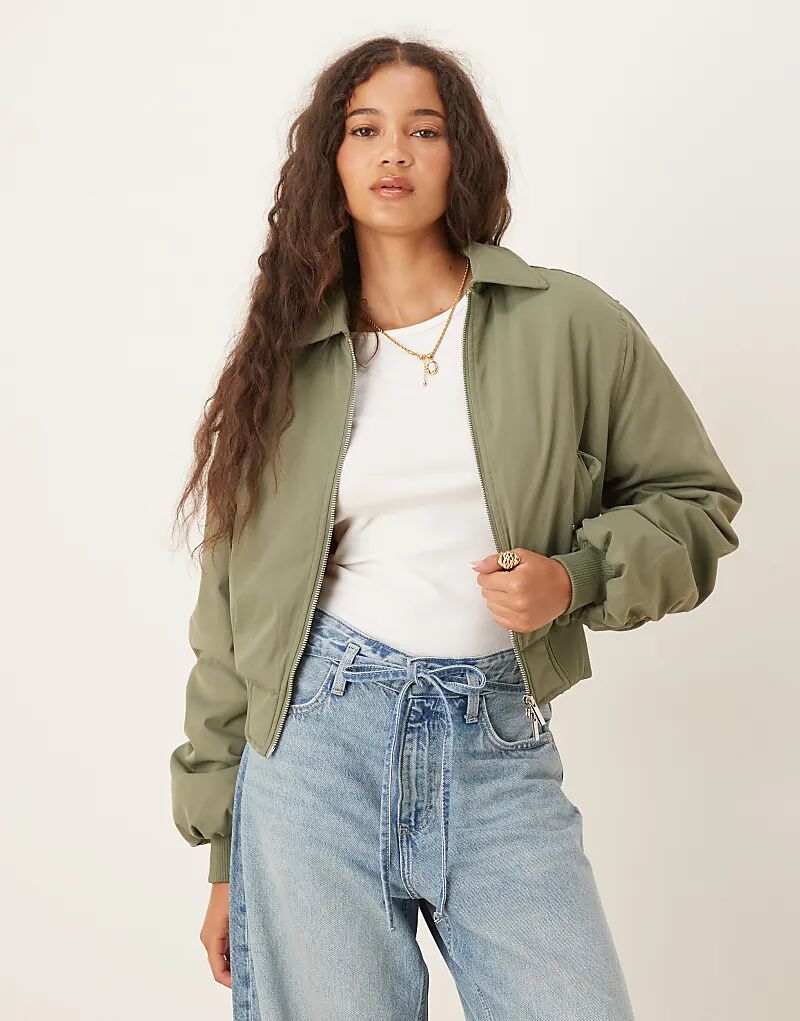 Куртка-бомбер Cotton On Toby цвета хаки
Куртка-бомбер Cotton On Toby цвета хаки