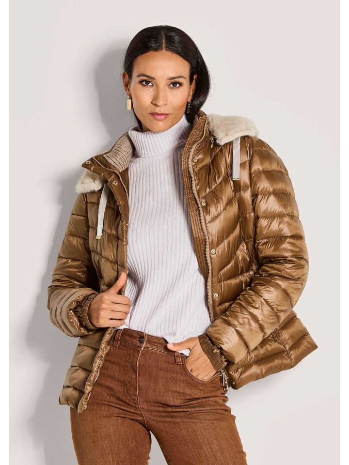 MADELEINE Элегантная куртка для холодных дней, табачно-коричневого/жемчужно-белого цвета
MADELEINE Элегантная куртка для холодных дней, табачно-коричневого/жемчужно-белого цвета