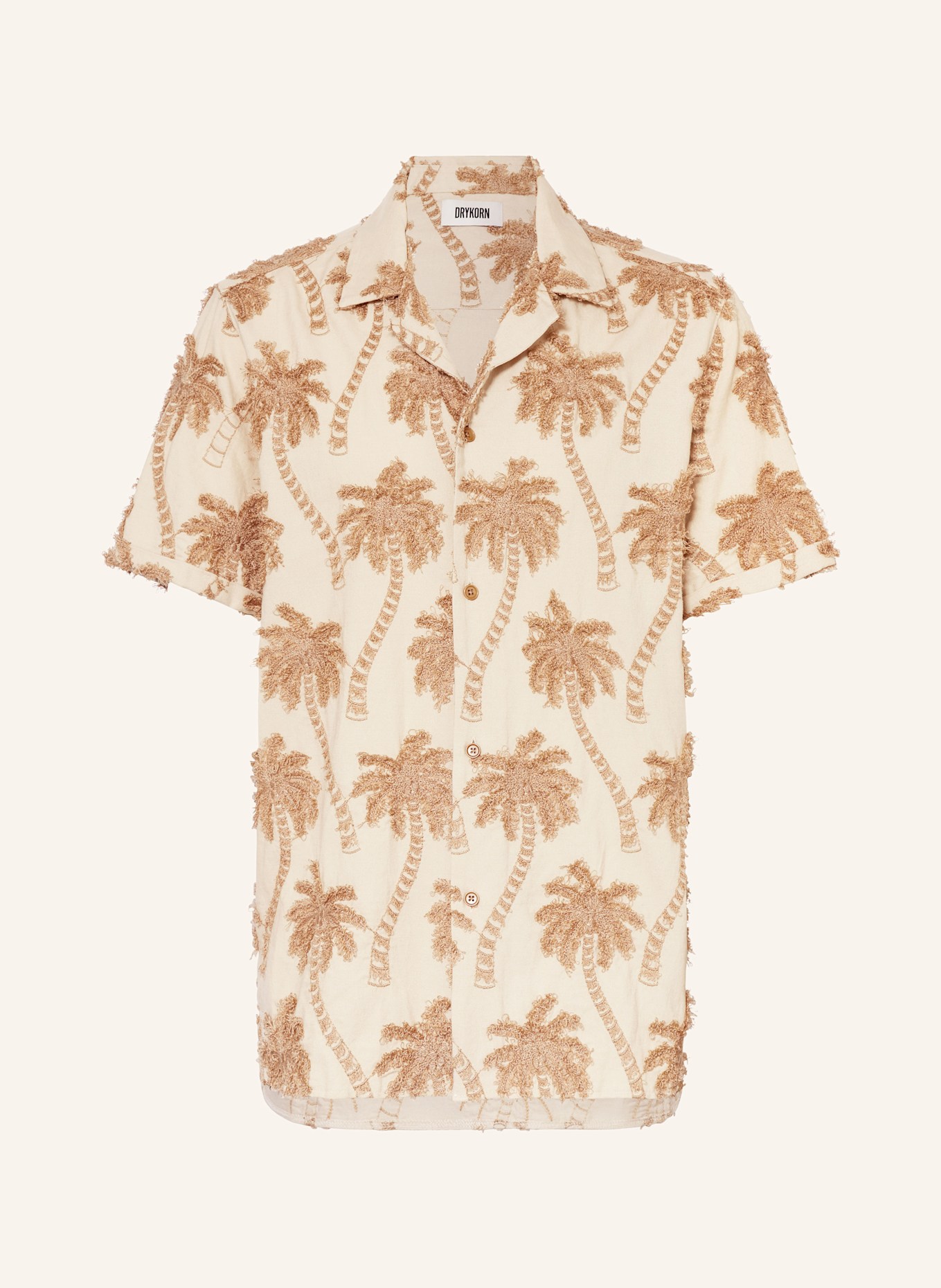 Рубашка для отдыха Bijan Comfort Fit Drykorn, мультиколор 
Рубашка для отдыха Bijan Comfort Fit Drykorn, мультиколор