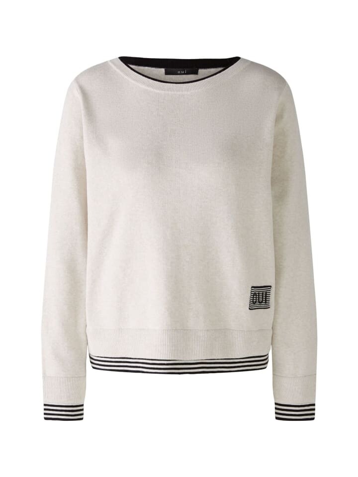 Пуловер Oui Pullover LEEZA, цвет white black
Пуловер Oui Pullover LEEZA, цвет white black