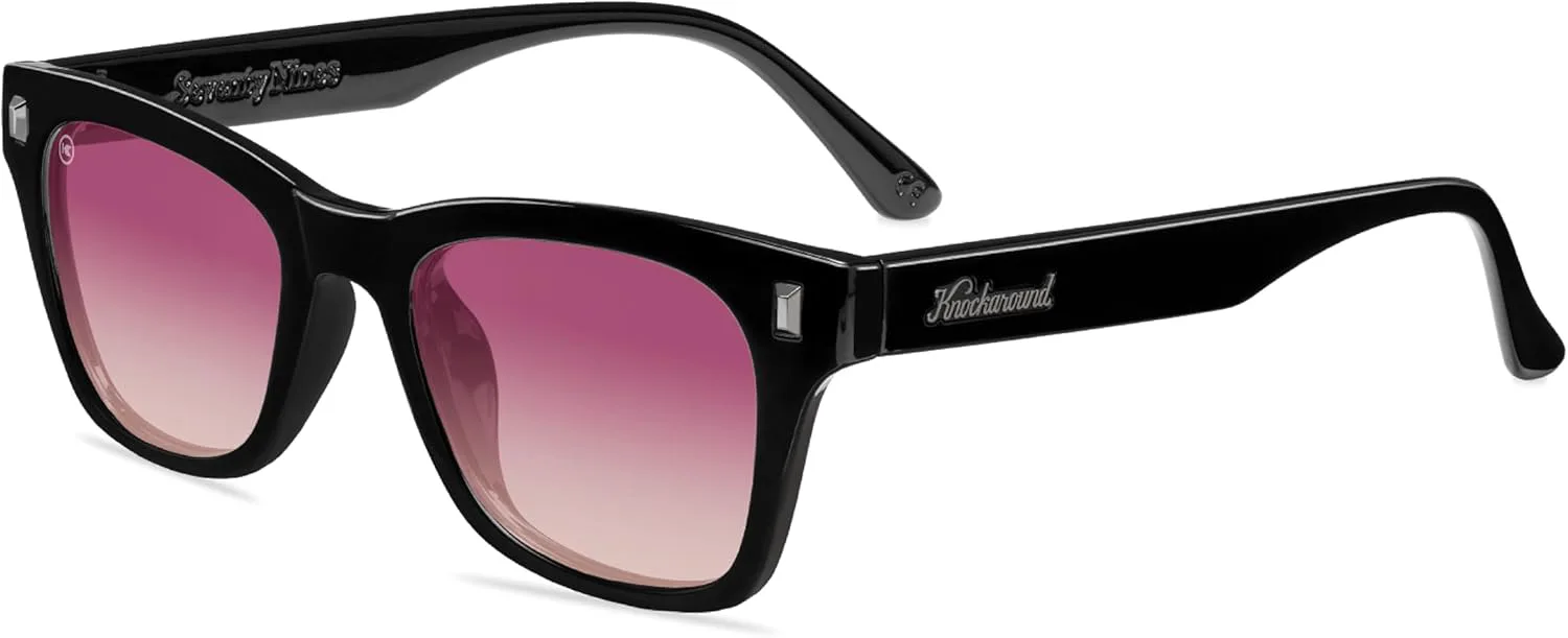 Поляризованные солнцезащитные очки Knockaround Seventy Nines для мужчин и женщин - в стиле ретро - защита от УФ-излучения UV400, Persuasion / Sangria Fade
Поляризованные солнцезащитные очки Knockaround Seventy Nines для мужчин и женщин - в стиле ретро - защита от УФ-излучения UV400, Persuasion / Sangria Fade